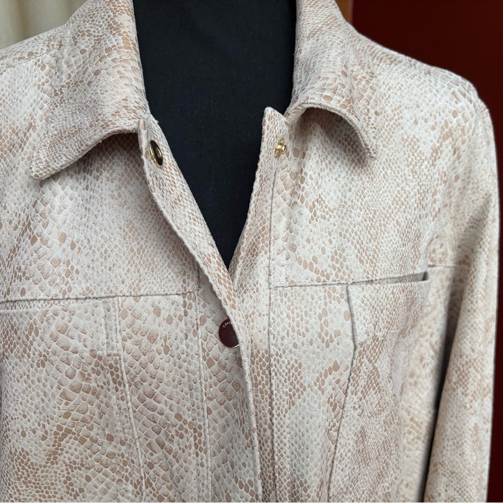 Snakeskin Patterned Jacket - Picture 2 of 5